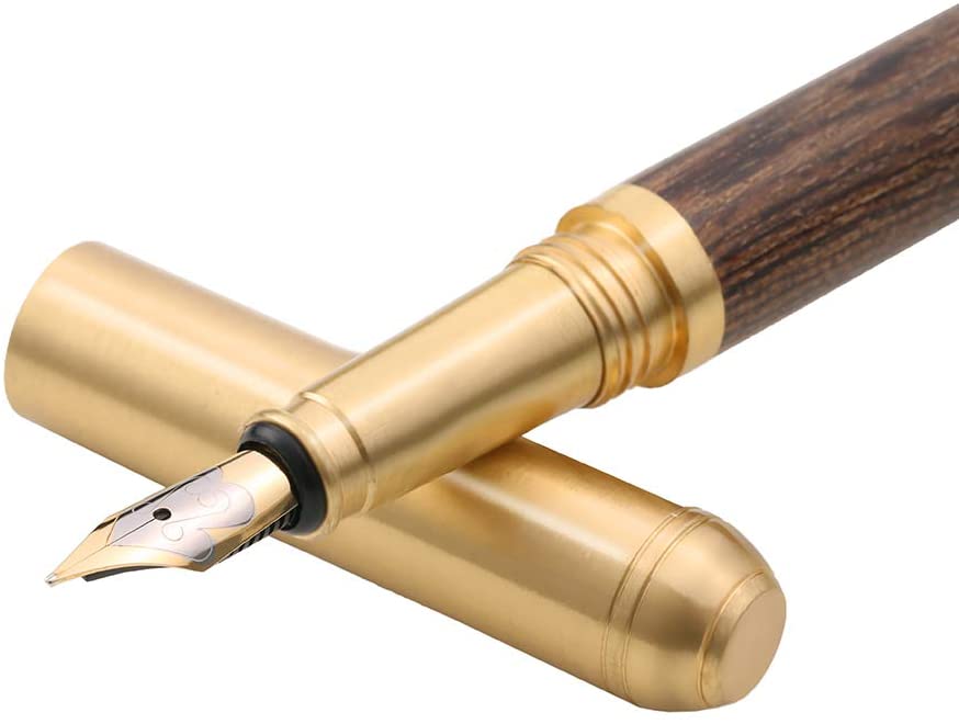 The Hemmingway | Handmade Wood and Brass Fountain Pen
