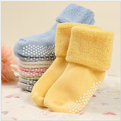 Non-slip children socks