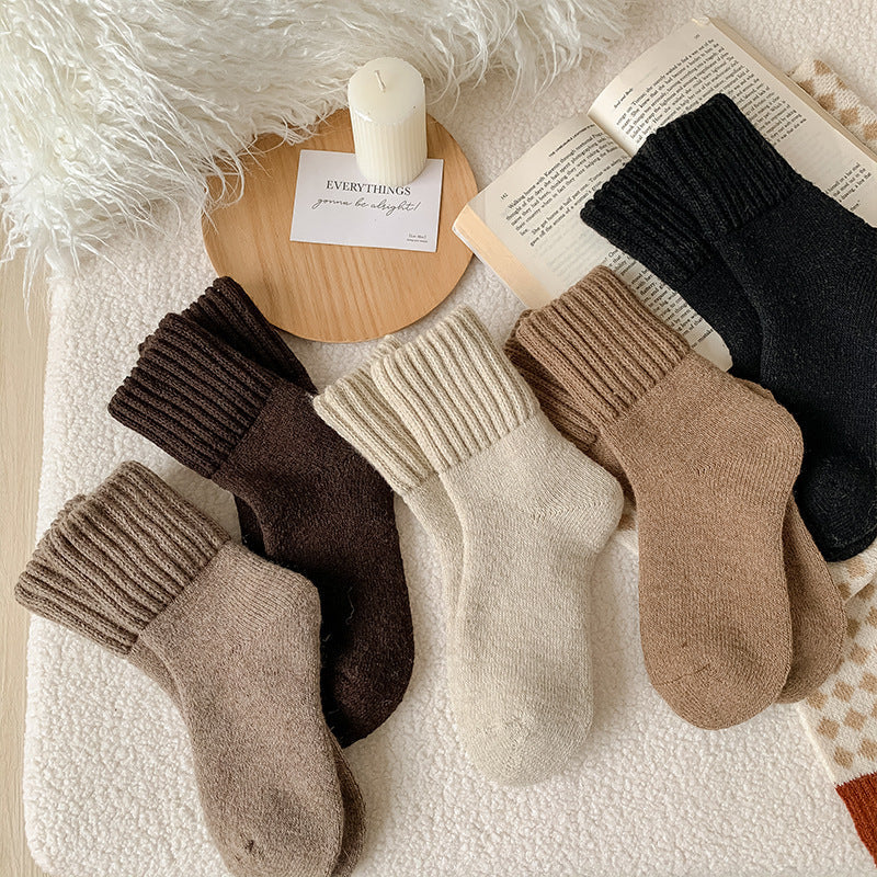 Wool Socks Children Tube Socks Winter Thickening