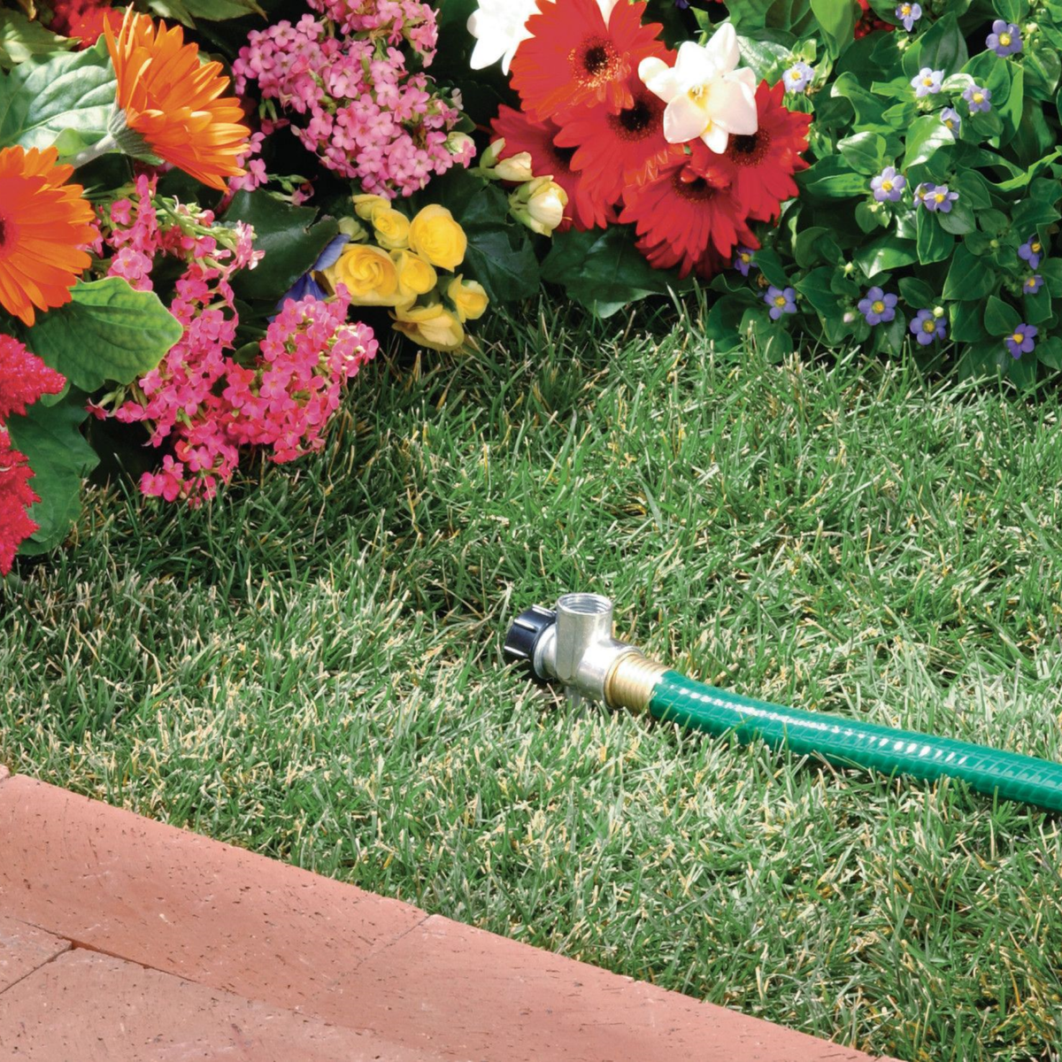 Zinc Flow-Through Spike Base for 1/2-in. MPT Sprinkler Heads