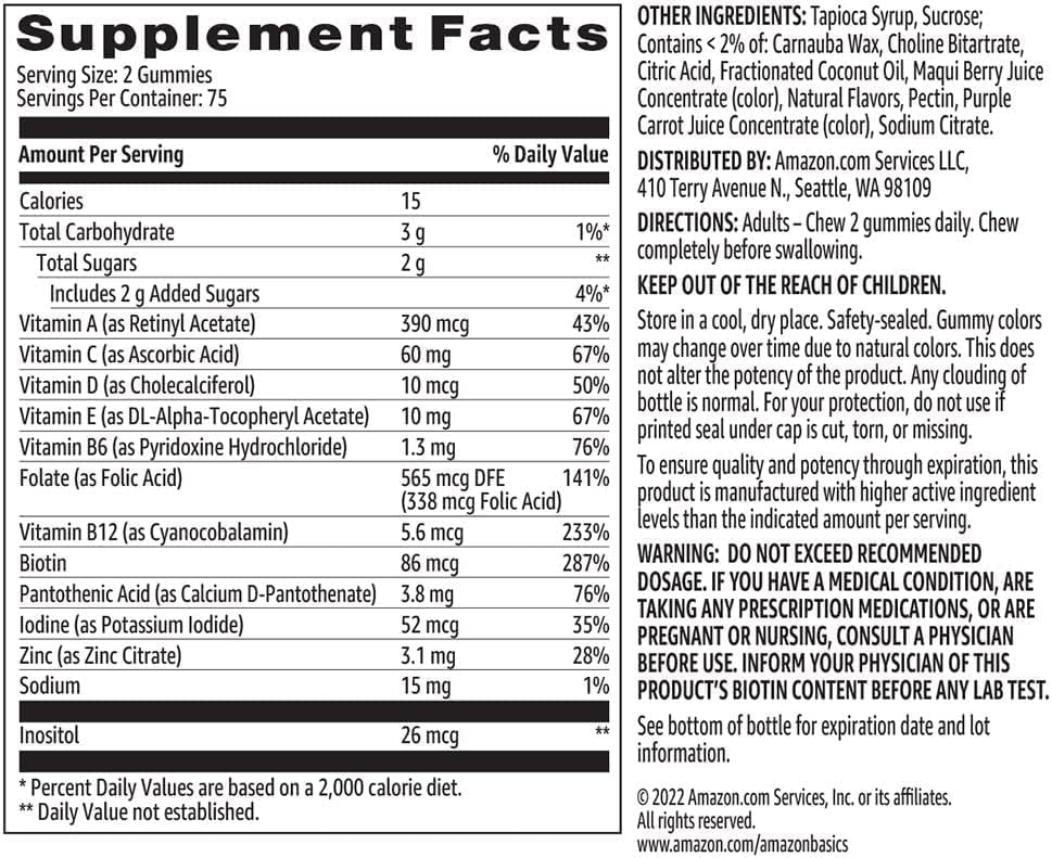 Andy Anand Chocolatier Sugar Free Multivitamin Gummies, Strawberry, Mango, Pineapple, and Peach 50 Gummies, 50 Day Supply, Pack of 1