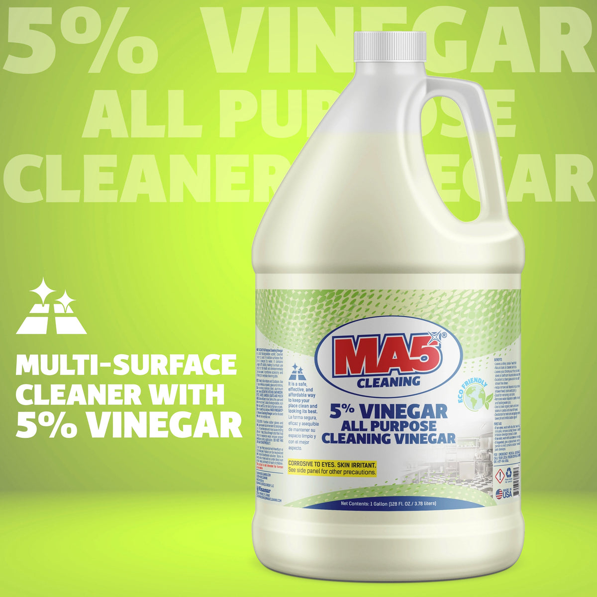 MA5X 5% Cleaning Vinegar | Biodegradable Multi-Surface Cleaner