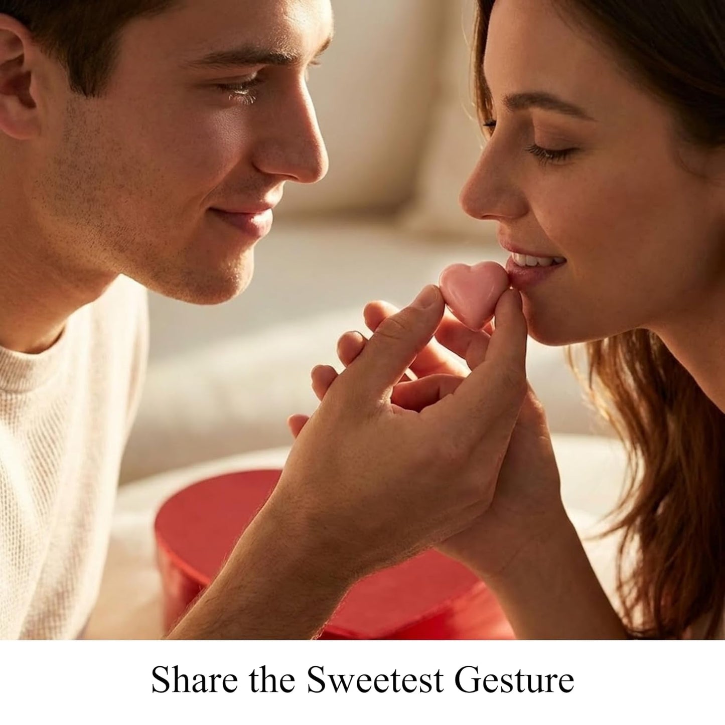 Andy Anand Gluten Free Ruby Chocolate Hearts Truffles 18 Pc – 60% Cacao, Nut Free, Gourmet Metal Box, Silky Rich Gift for White Chocolate Lovers