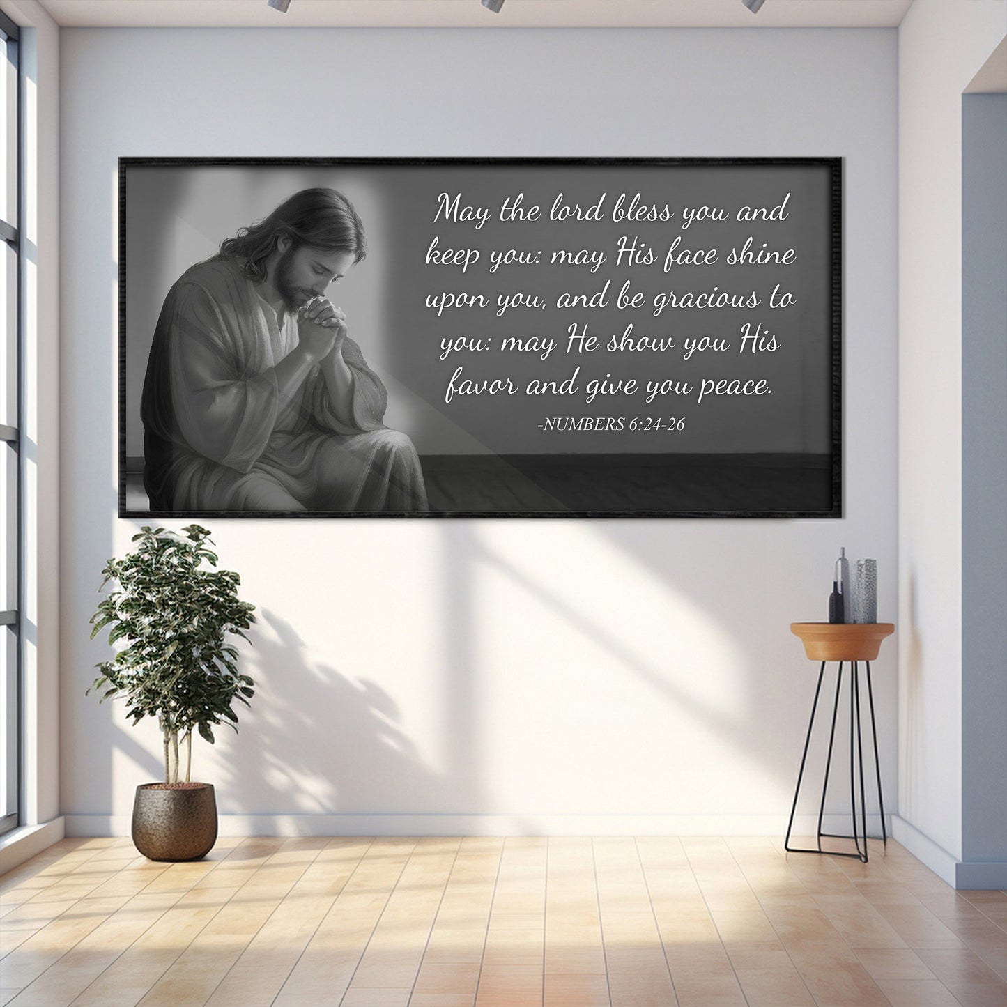 Numbers 6:24-26 - May The Lord Bless You Faith Sign III