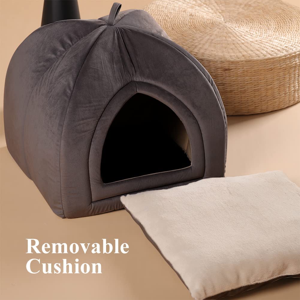 Cat Bed, Lovely Tent with Removable Washable Pillow Cushion