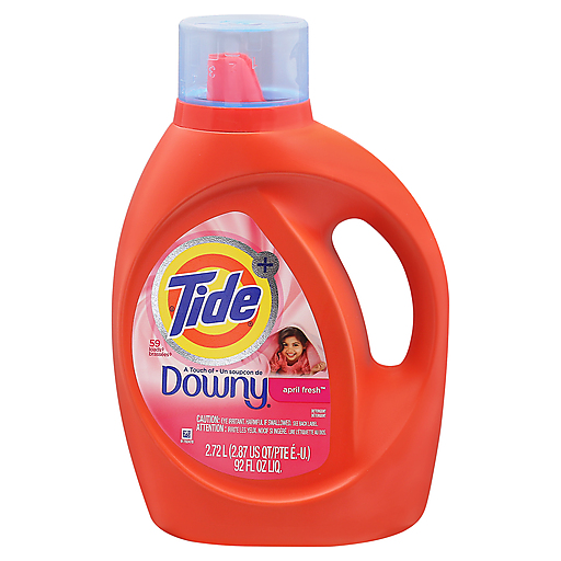 Tide Plus Downy April Fresh 59 Loads Liquid Laundry Detergent 92 Fl Oz