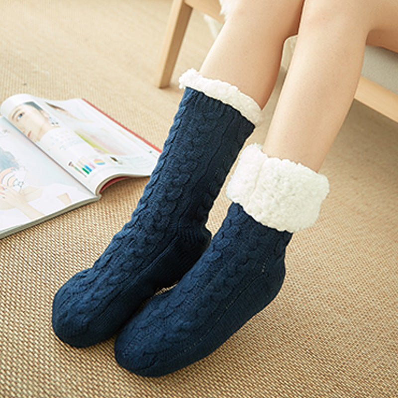 Socks Children Plush Floor Socks Home Slippers