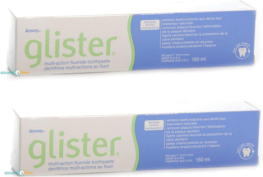 Glister Fluoride Large Size Toothpaste 150 ML (2 Pieces)