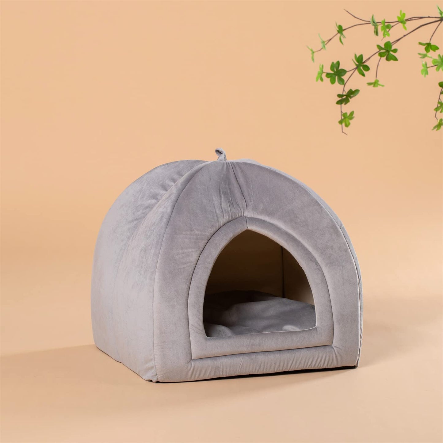 Cat Bed, Lovely Tent with Removable Washable Pillow Cushion