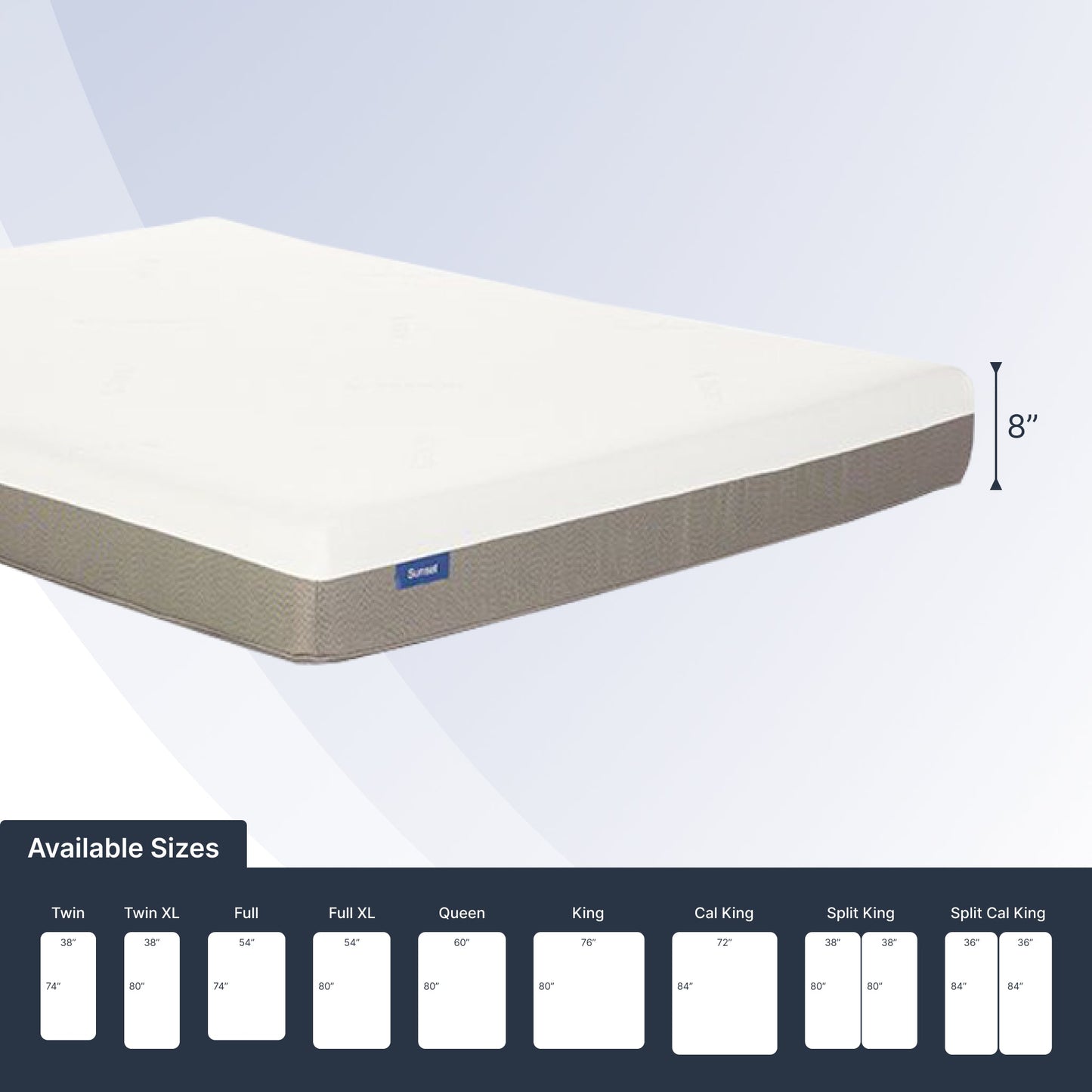 Sunset Memory Foam Mattress