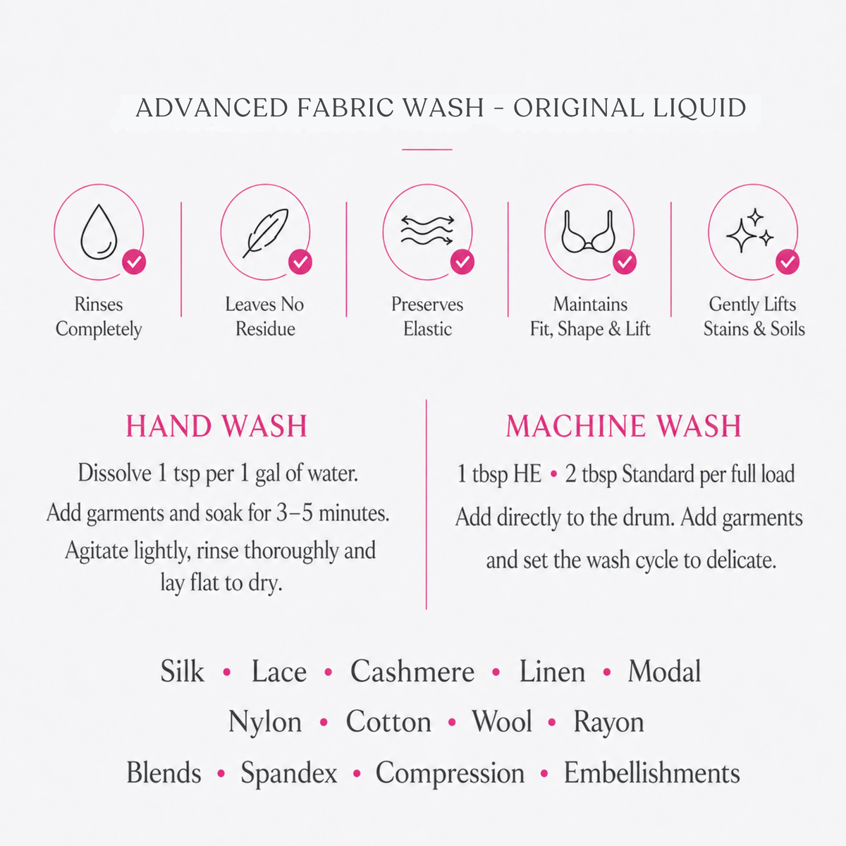 LIQUID Delicate Laundry Detergent - Original Scent