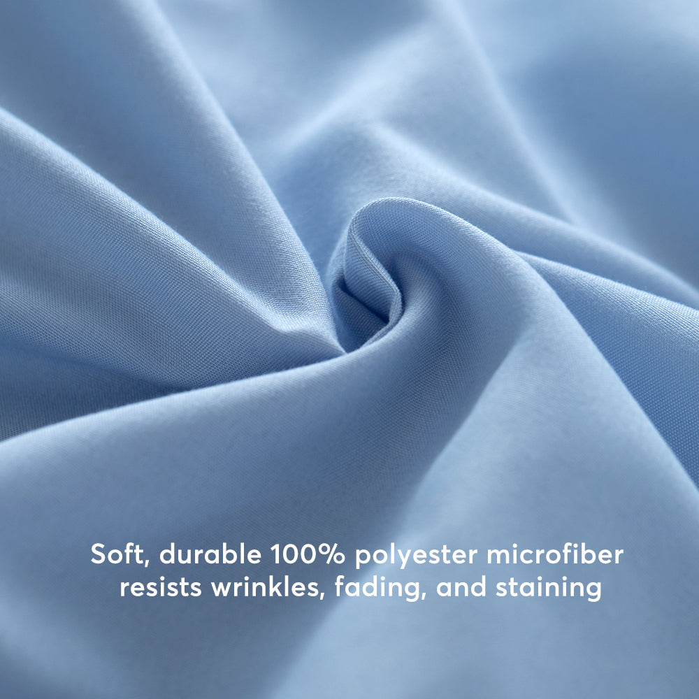 All Season Deep Pocket Fitted Sheet Set with Pillowcases, Room Decor, Graduation Gifts