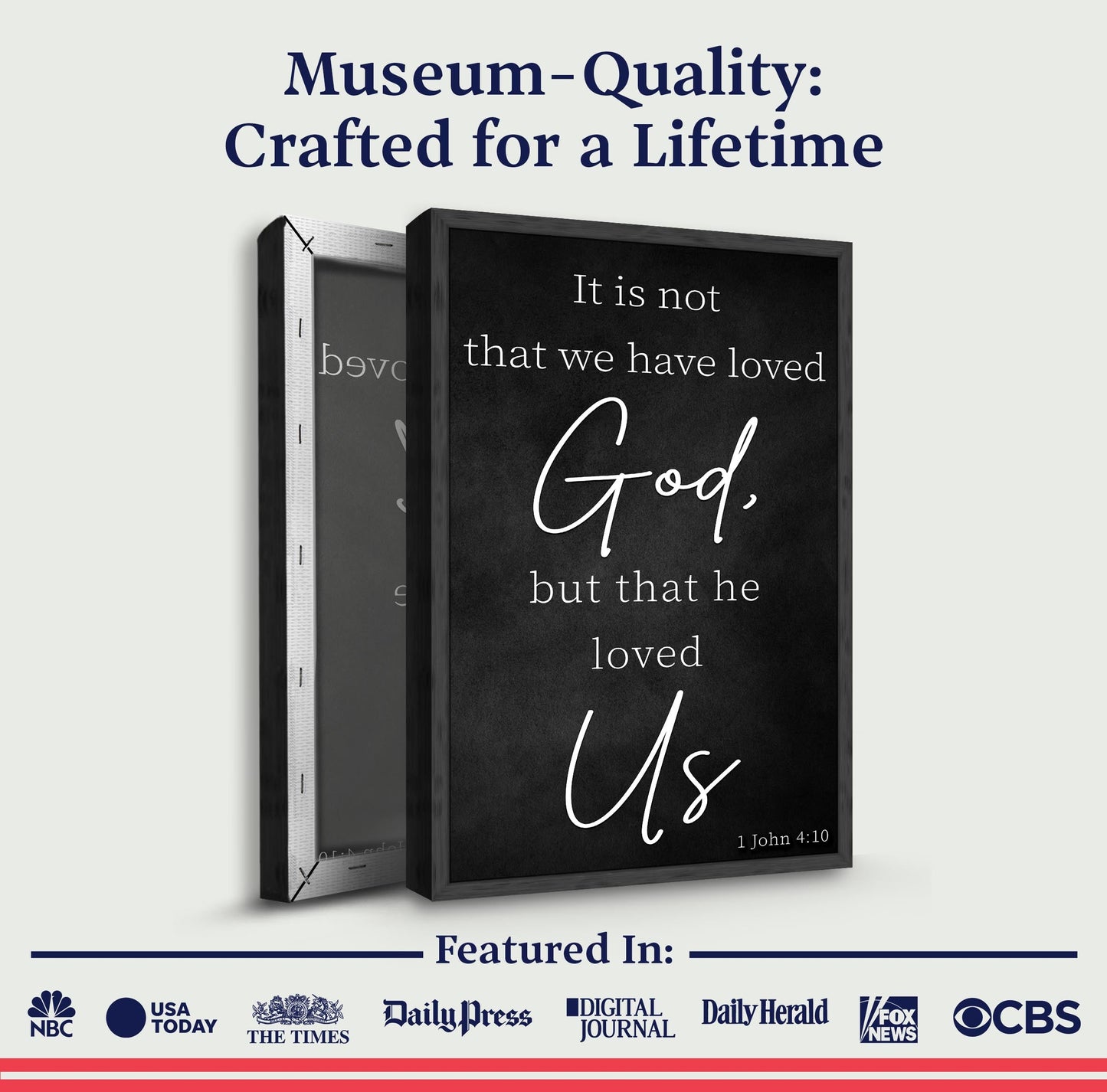 1 John 4:10 Faith Sign V