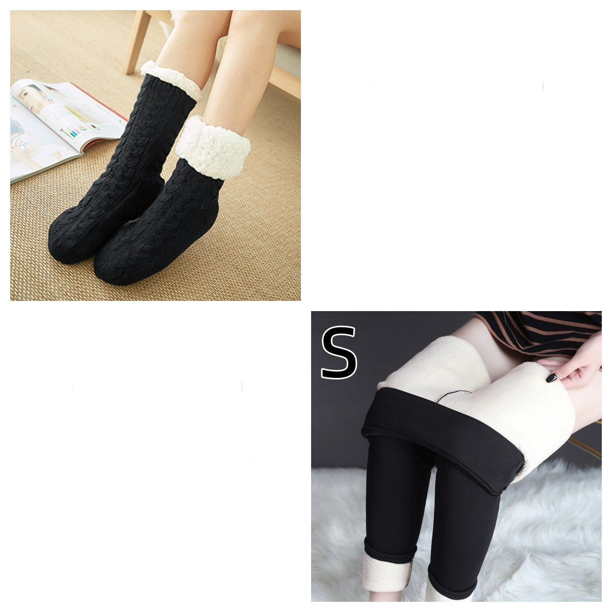 Socks Children Plush Floor Socks Home Slippers