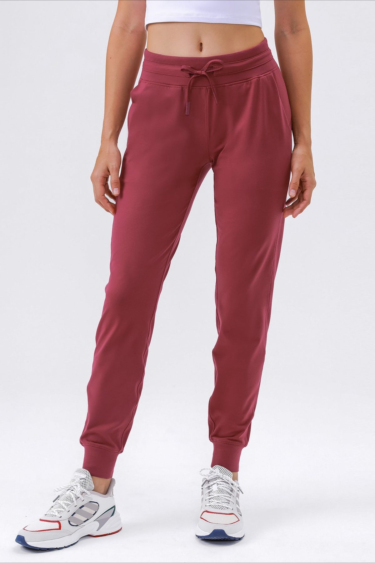 Women's High Waist Tapered Fitness Leggings
