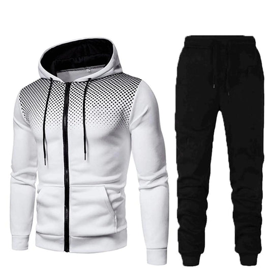Hoodies Set for Men 2 Piece Sweatpants Tracksuit & Sweater