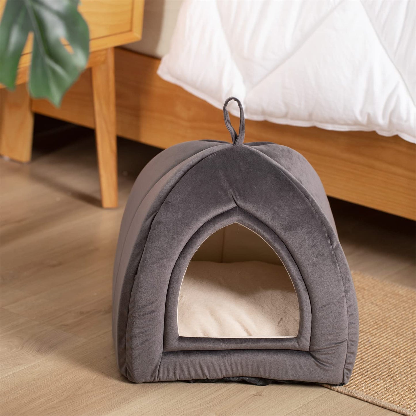 Cat Bed, Lovely Tent with Removable Washable Pillow Cushion