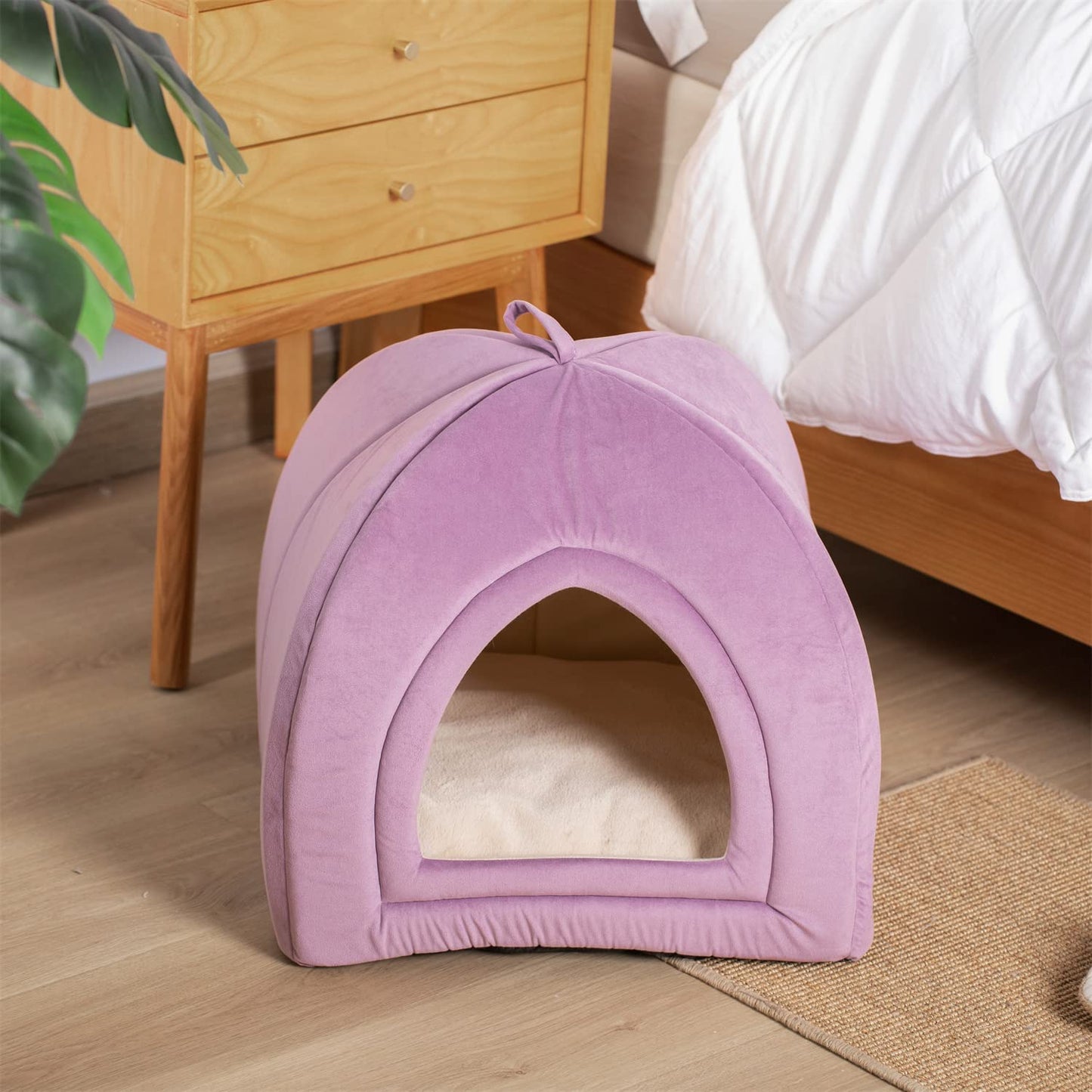 Cat Bed, Lovely Tent with Removable Washable Pillow Cushion