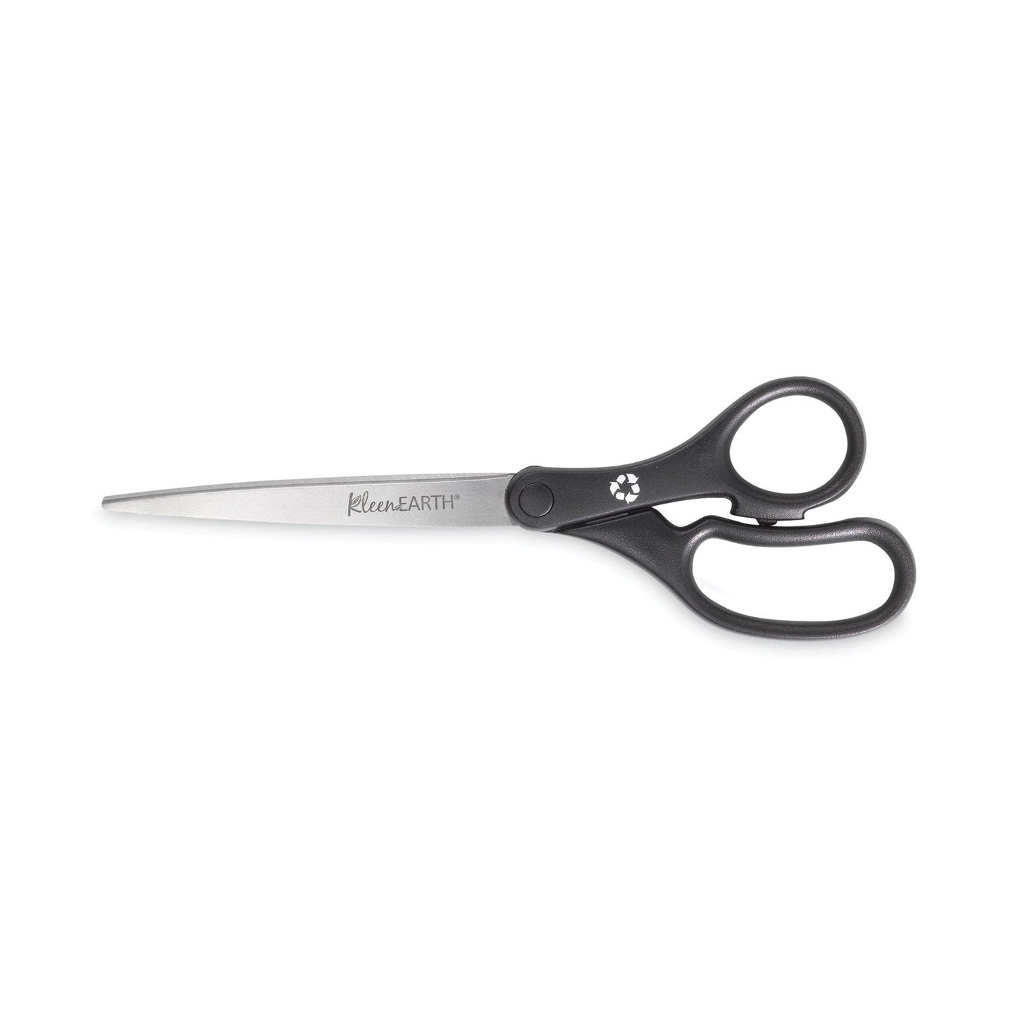 Westcott KleenEarth Basic Plastic Handle Scissors, 9" Long, 4.25" Cut Length, Black Straight Handle