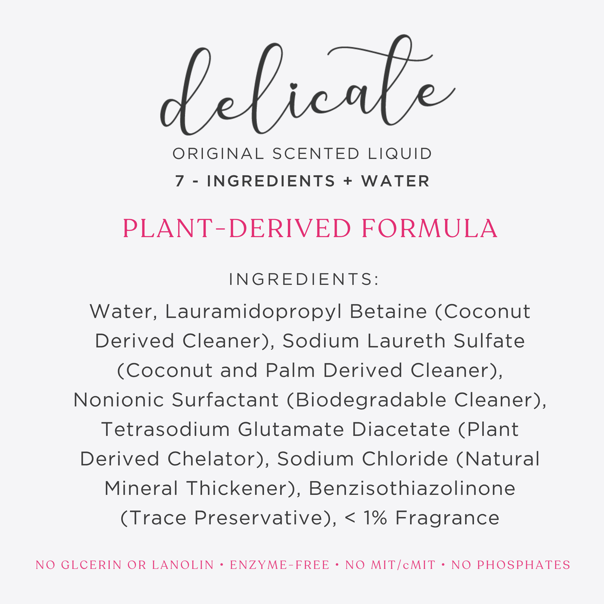 LIQUID Delicate Laundry Detergent - Original Scent