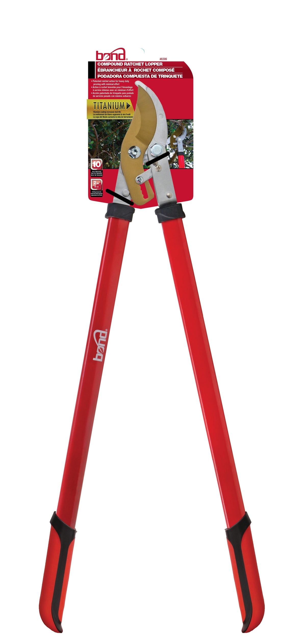 30 Inch Compound Ratchet Lopper with Titanium Coating