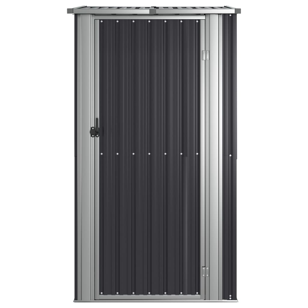 vidaXL Garden Shed Anthracite 46.7"x38.2"x82.5" Galvanized Steel