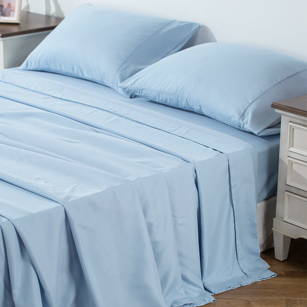 Soft Sheet Bedding Set in Deep Pocket, Hypoallergenic and Breathable, Room Decor, Graduation Gifts