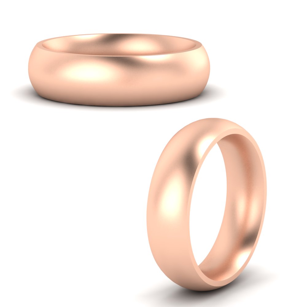 Minimalist 4mm Mens Wedding Band