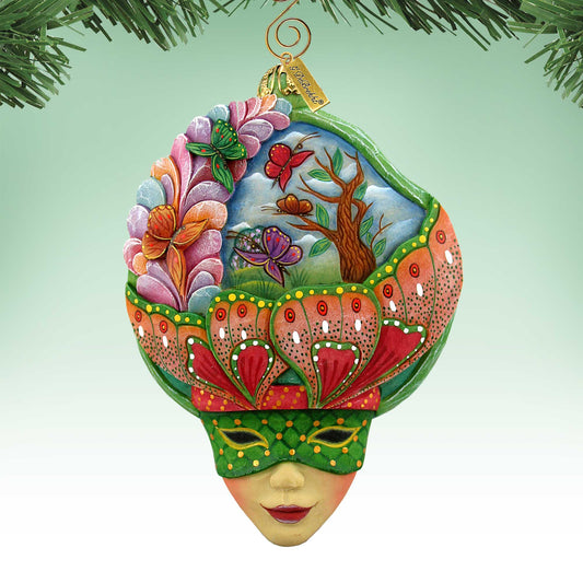 Carnival Mask Sculpted Ornament by G. DeBrekht - 621144