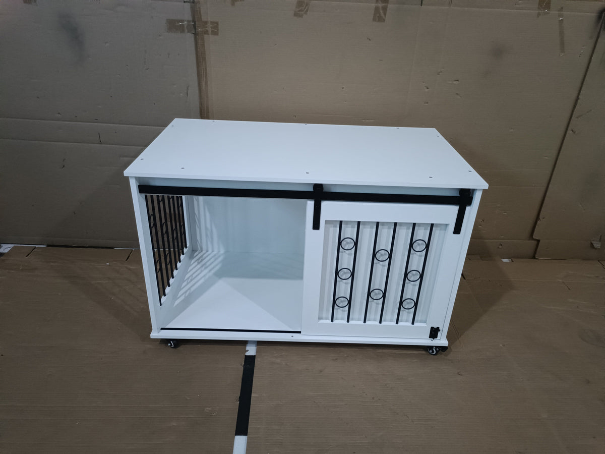 39.37'' Modern Wooden Dog Crate Furniture