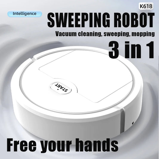 Rechargeable 3 In 1 Smart Sweeping Robot Home Sweeper and Vacuuming Wireless Vacuum Cleaner Sweeping Robots For Home
