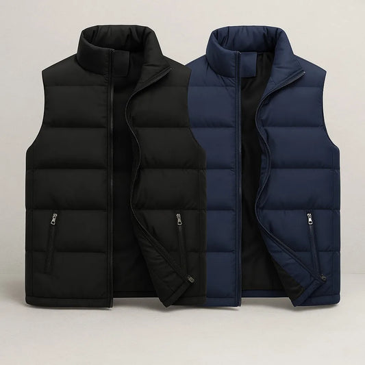 Fall Sleeveless Vest – Winter & Autumn Casual Zipper Waistcoat