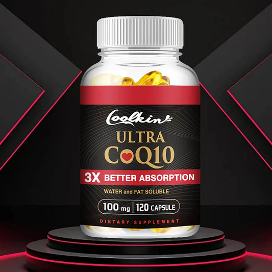 Ultra CoQ10 - Provides Energy, Supports Heart and Cardiovascular Health, Antioxidant - 120 Capsules