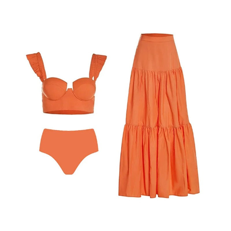 Bikini swimsuit European and American sexy Amazon hot selling swimsuit sexy