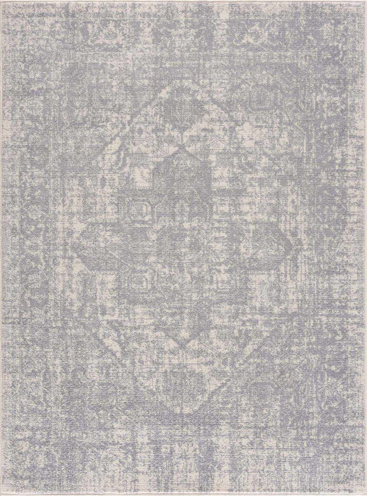 Peeta Gray Medallion Area Rug