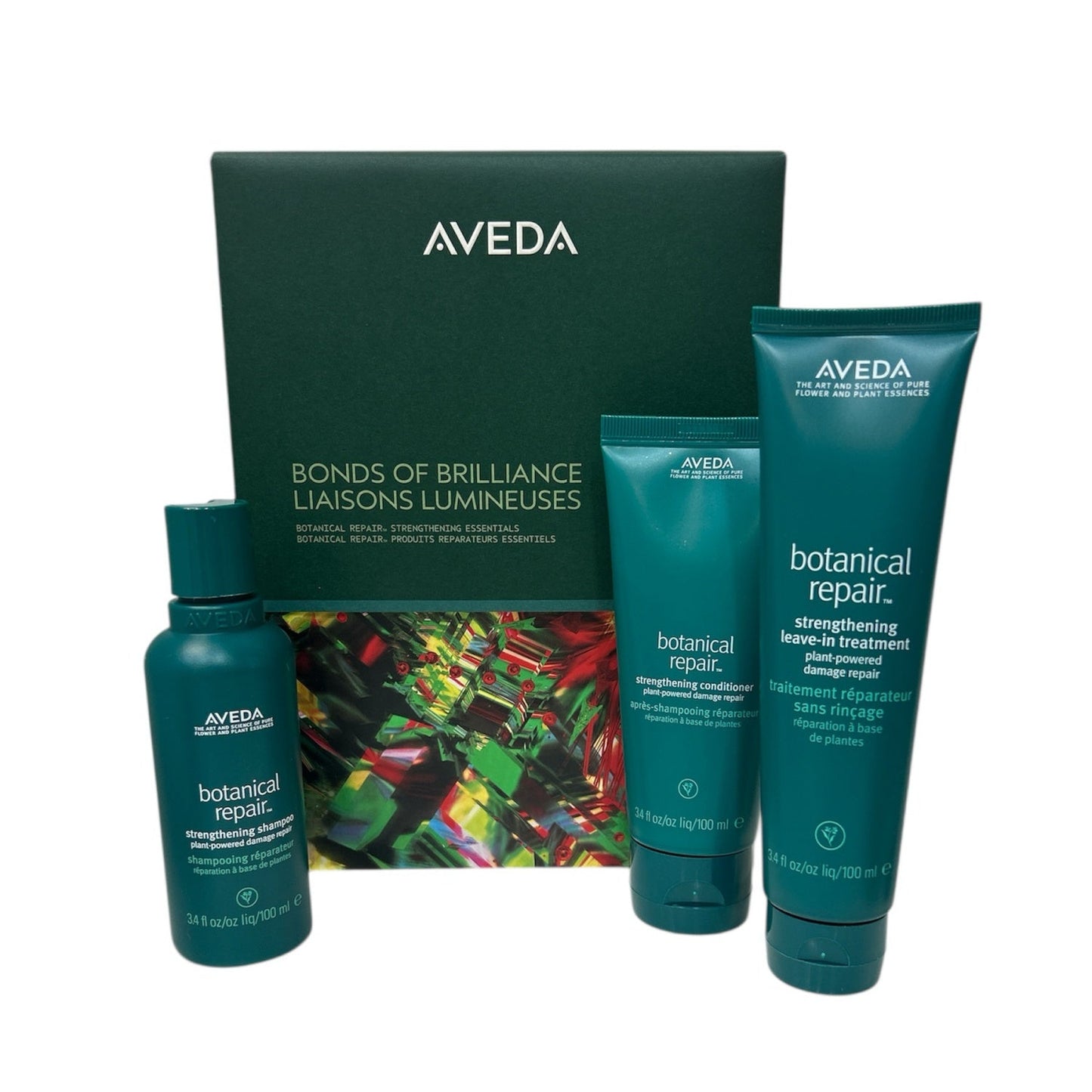 AVEDA Limited-Edition Bonds of Brilliance Botanical Hair Repair Strengthening Essentials Gift Set