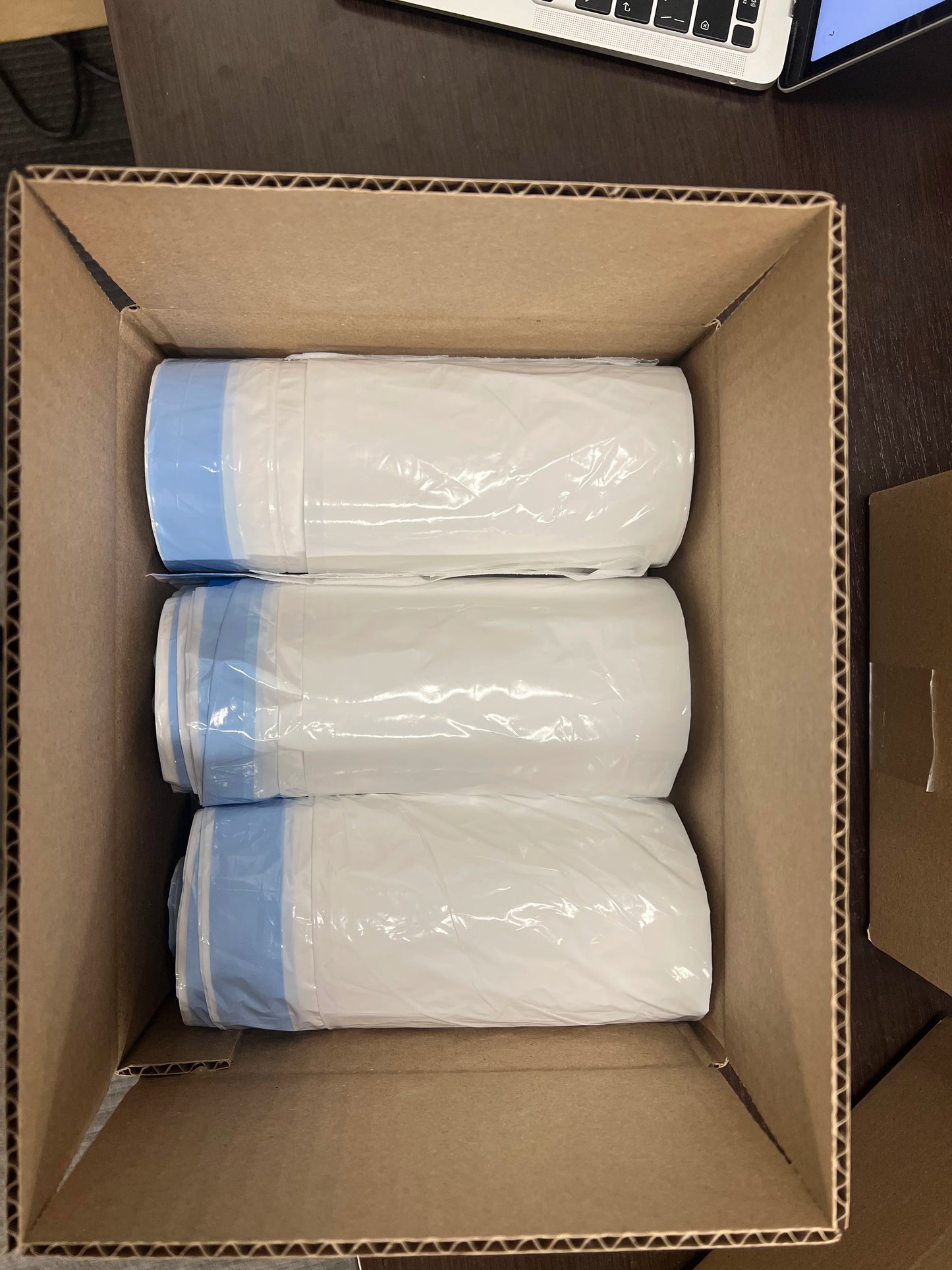 EarthX Tall Kitchen Drawstring Trash Bags 13 Gallon >200 Count Odor Control Food Waste LDPE Material Made in US