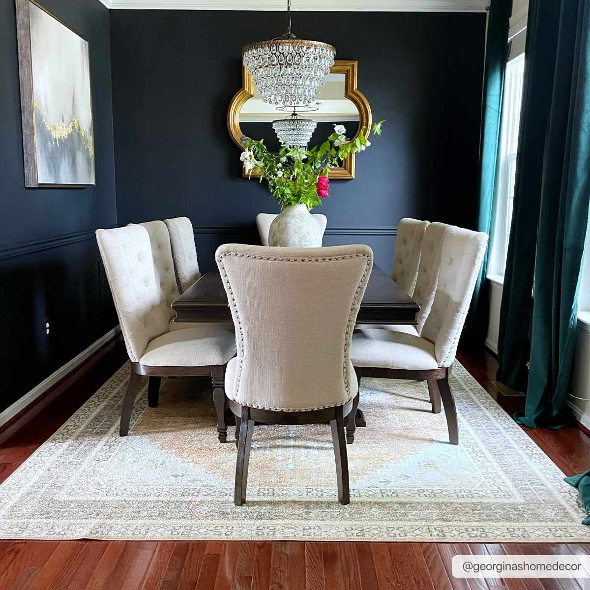 Albas Washable Area Rug