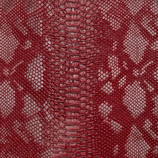 AMAZON EMBOSSED SNAKE PRINT VINYL UPHOLSTERY FABRIC BY THE YARD
