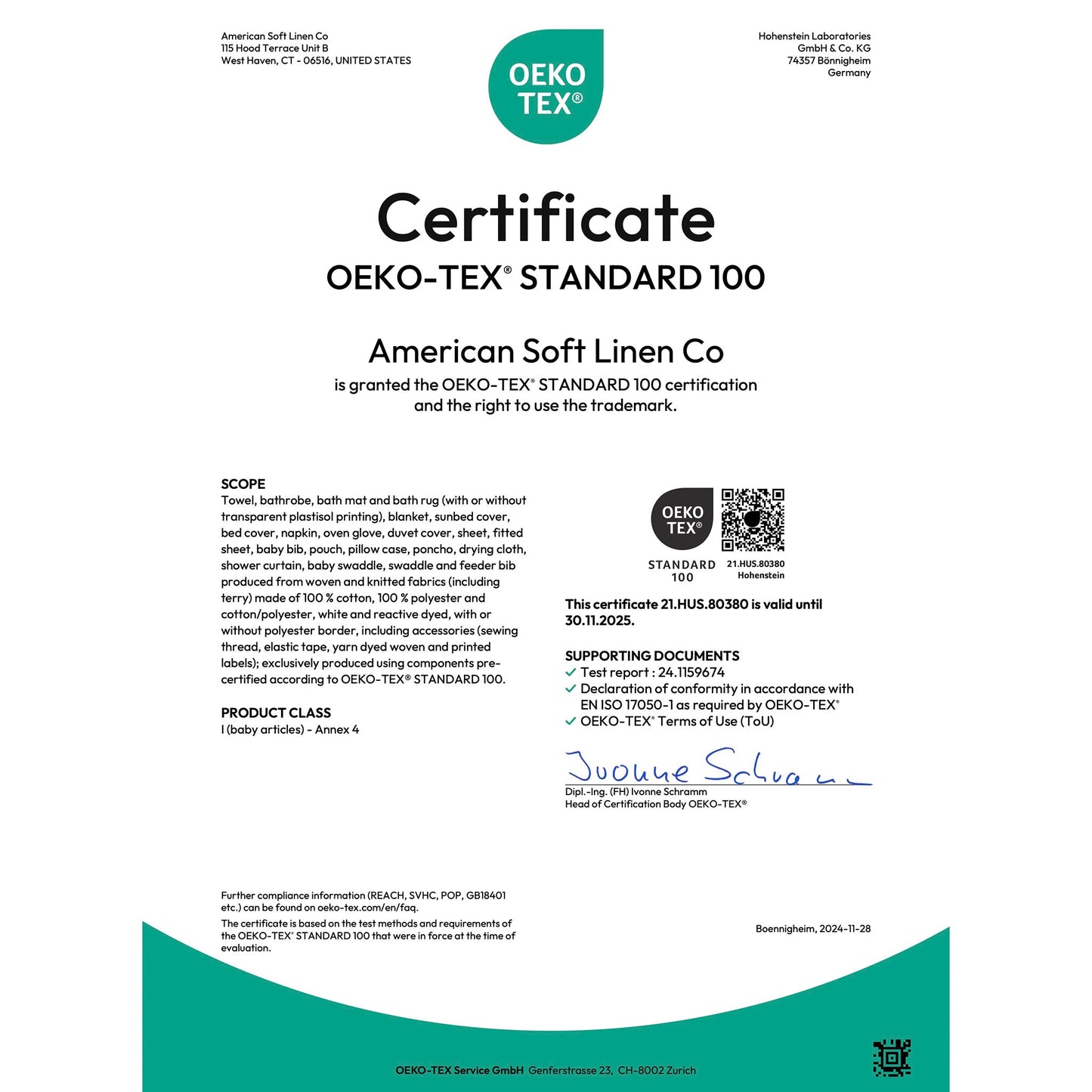 American Soft Linen, Premium Cotton 4 Pack Beach Towels, 30" x 60" Cabana Striped Pool Towels