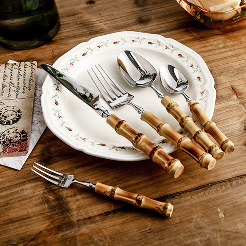 Aurora Nature-Inspired Bamboo Cutlery Set