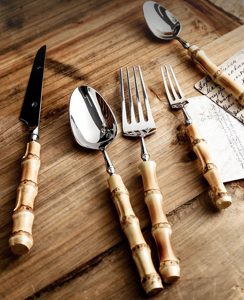 Aurora Nature-Inspired Bamboo Cutlery Set