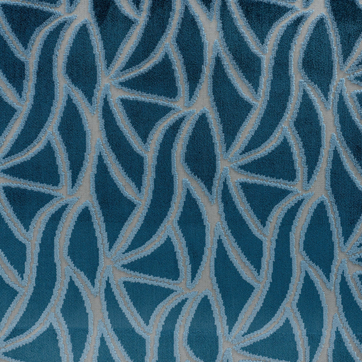 AVALON - MULTI-PURPOSE ABSTRACT CUT VELVET UPHOLSTERY FABRIC BY THE YARD