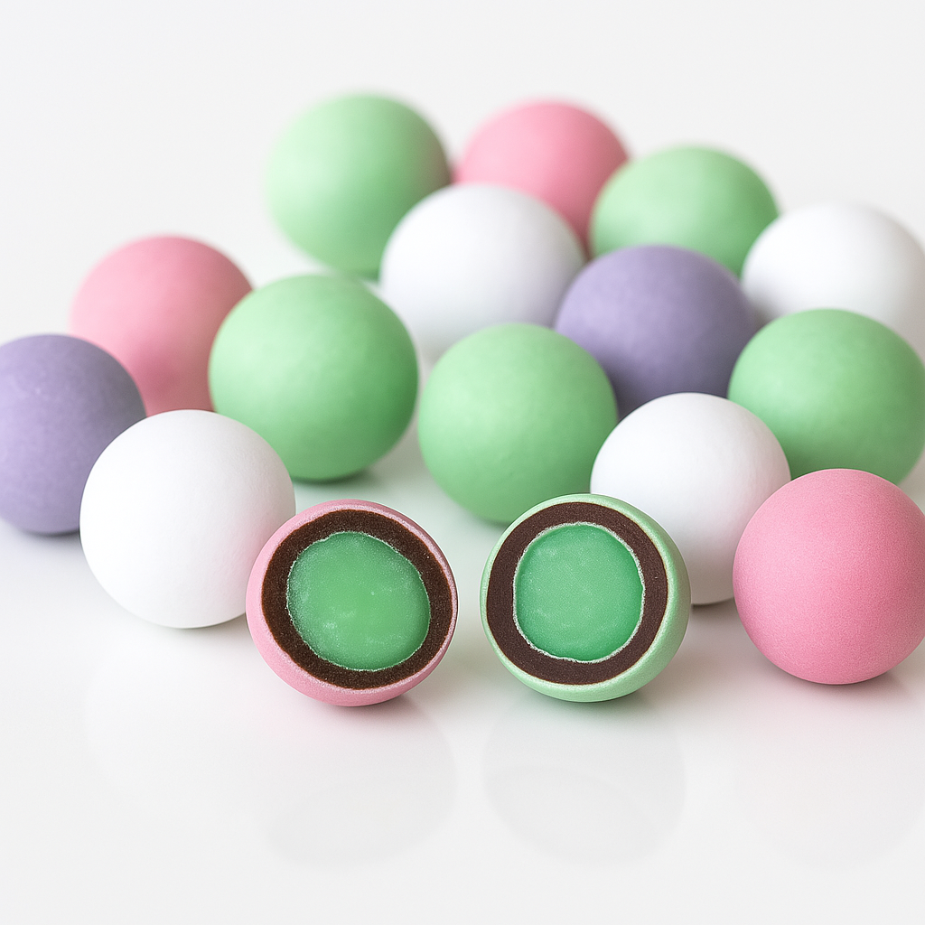 Andy Anand Gluten Free Vegan Holland Mints – 2 lb Dark Belgian Chocolate 60% Cocoa Butter, Peppermint Oil, Dutch Gourmet Holiday Gift Box