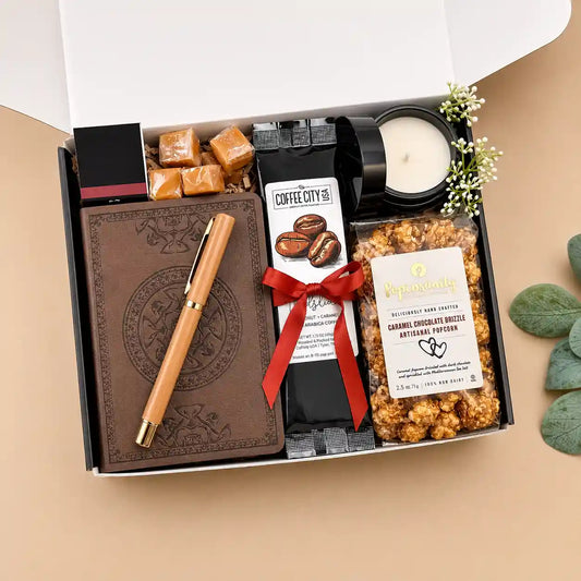 Men's Leather Journal & Pen Set