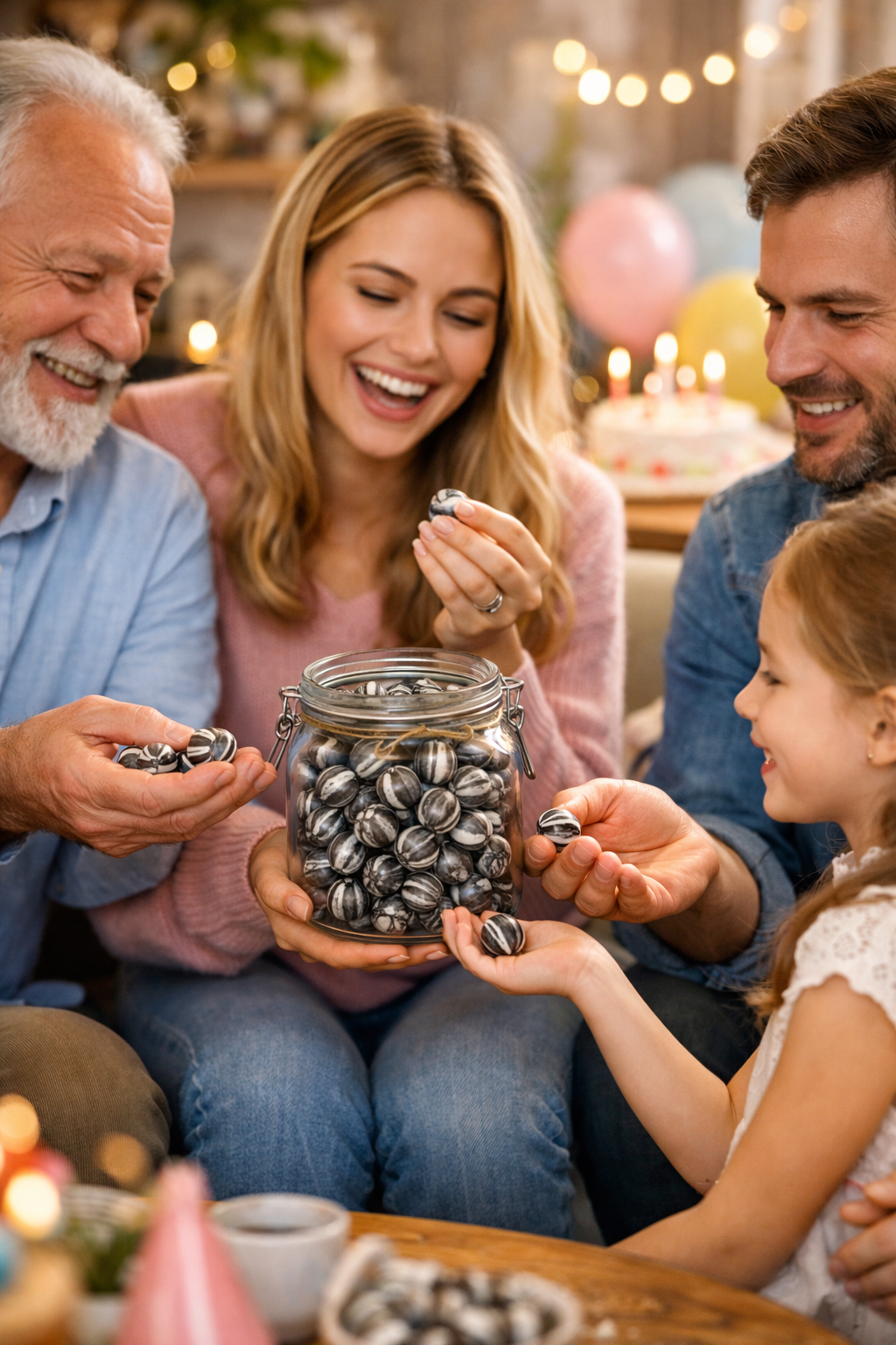 Andy Anand Sugar Free Black Bulls Eyes Hard Candy – Copper Kettle Boiled, Aspartame Free, Non-GMO, Gluten Free, Keto, 25 Pc