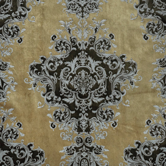BUCKINGHAM - EMBOSSED PRINTED VELVET UPHOLSTERY FABRIC