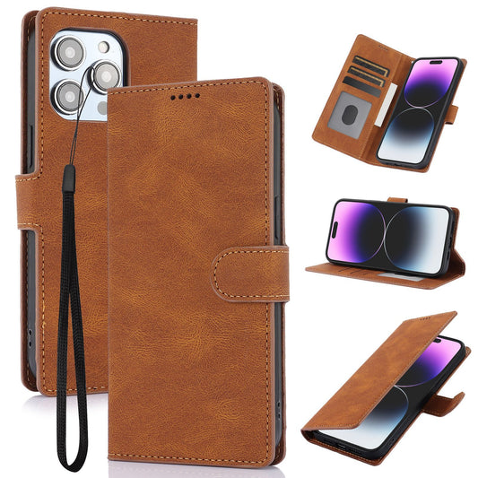 Suitable for Apple 16 Pro phone case FE wallet style anti drop phone leather case