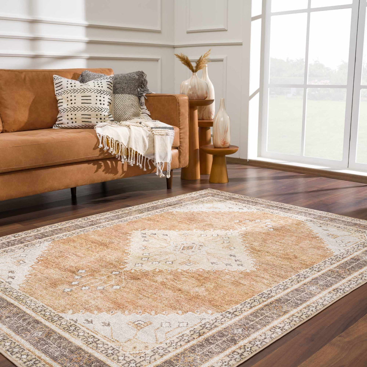 Albas Washable Area Rug