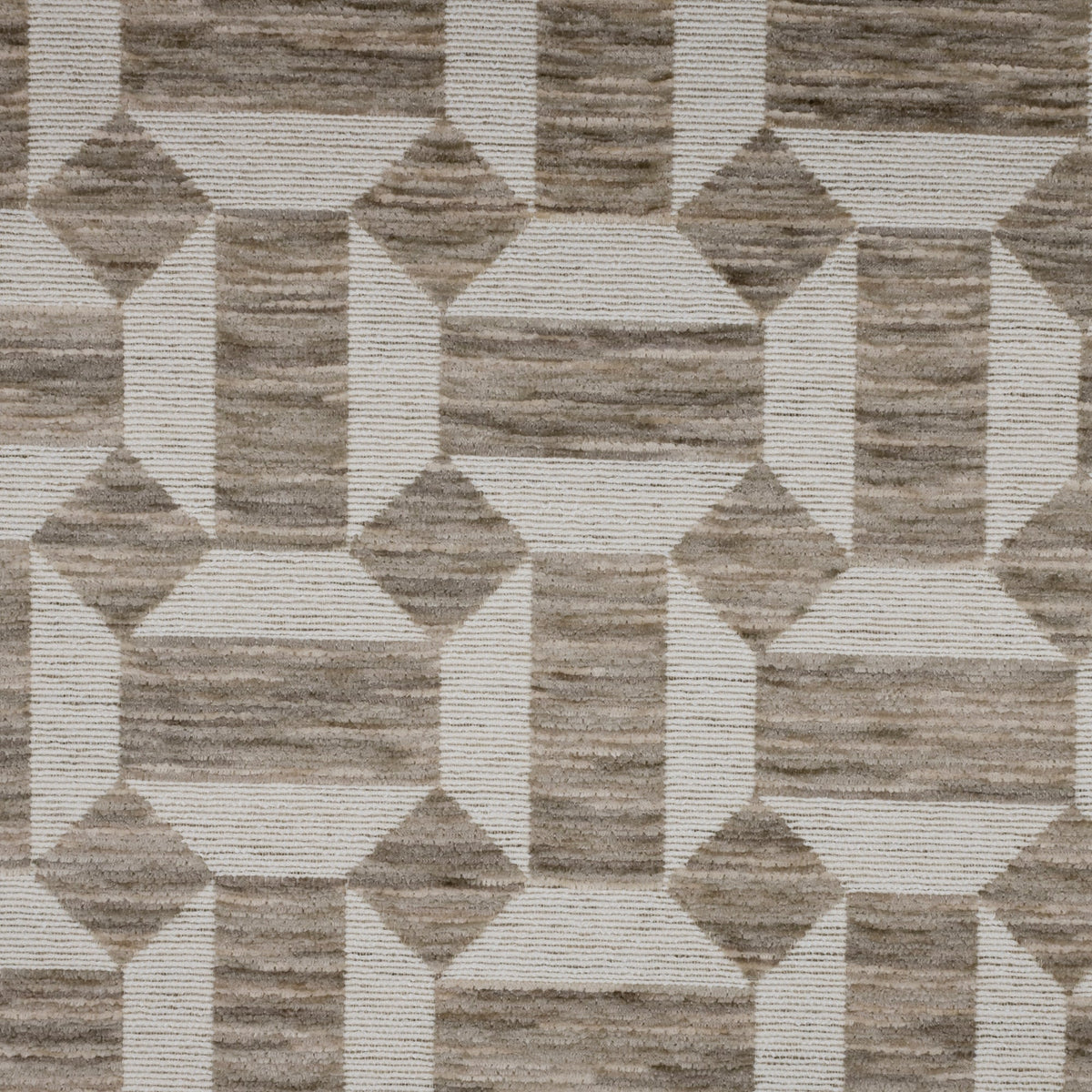 CLICK - CHENILLE JACQUARD GEOMETRIC PATTERN UPHOLSTERY FABRIC BY THE YARD